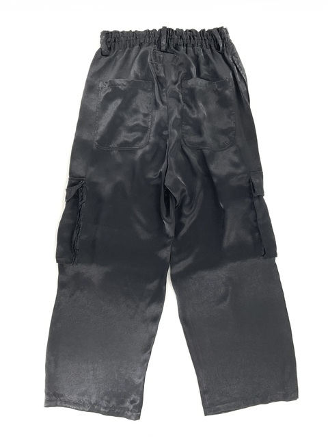 SATIN CARGO PANT-4
