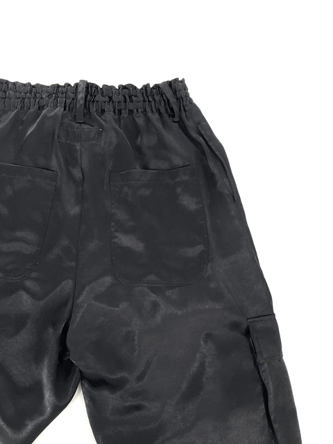 SATIN CARGO PANT-5