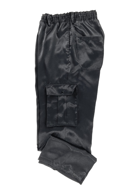 SATIN CARGO PANT-6