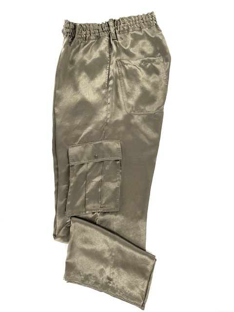 SATIN CARGO PANT-6