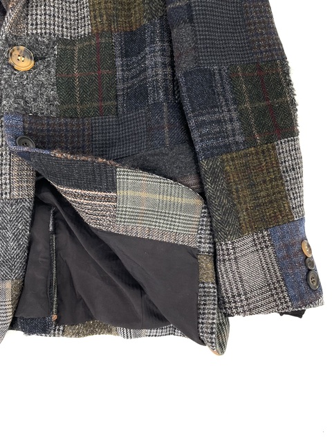 WOOL PATCHWORK JACKET-2