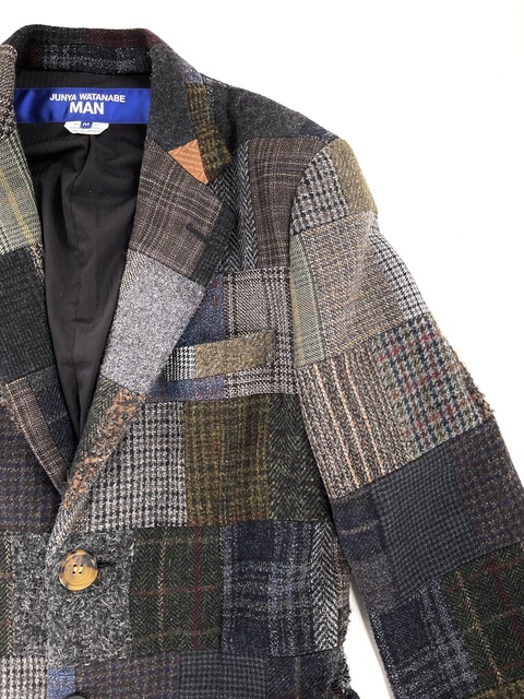 WOOL PATCHWORK JACKET-3