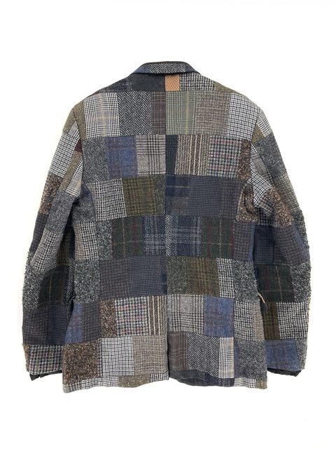 WOOL PATCHWORK JACKET-4
