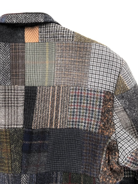 WOOL PATCHWORK JACKET-5
